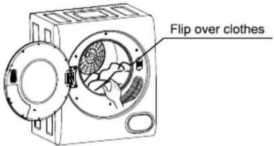 Flip over clothes