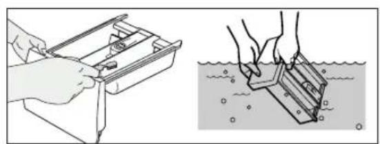 Equator EW 835 - Cleaning the Detergent drawers and Recess - 2