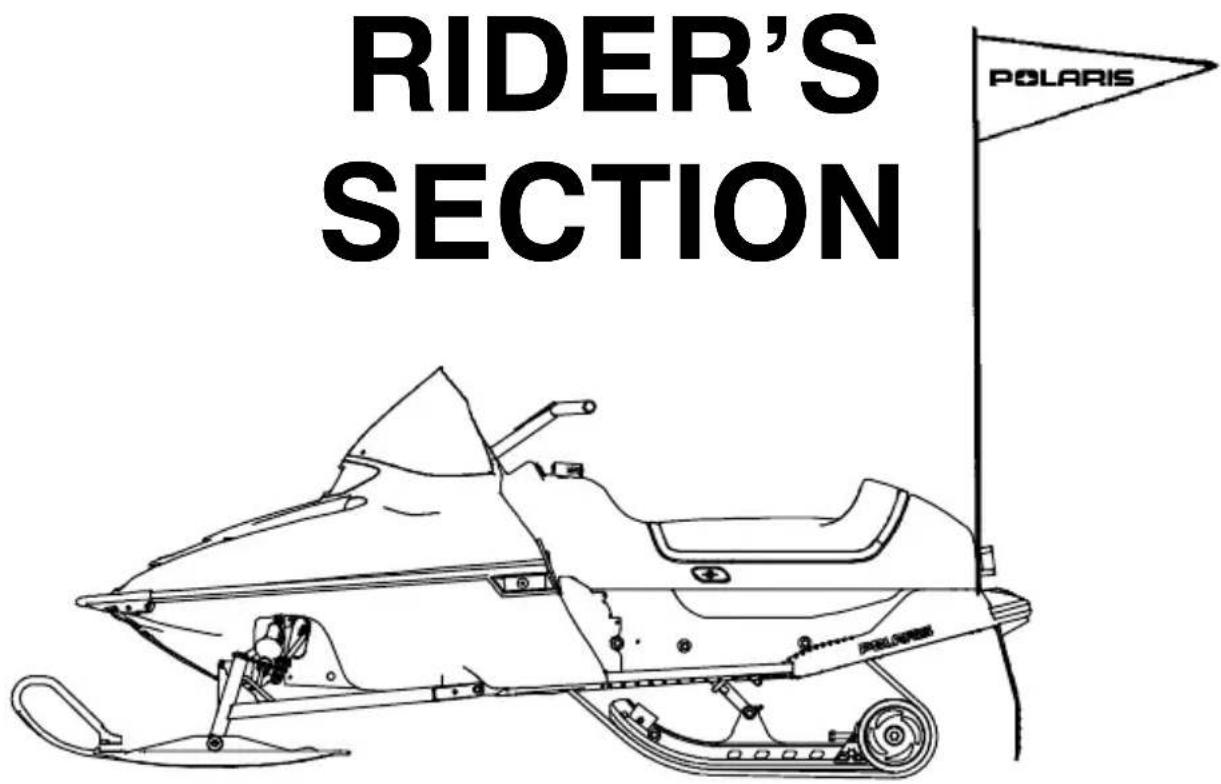 RIDER'S SECTION POLARIS