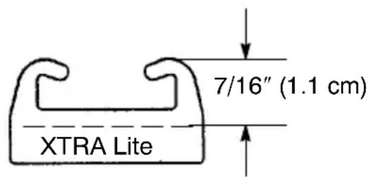XTRA Lite 7/16" (1.1 cm)