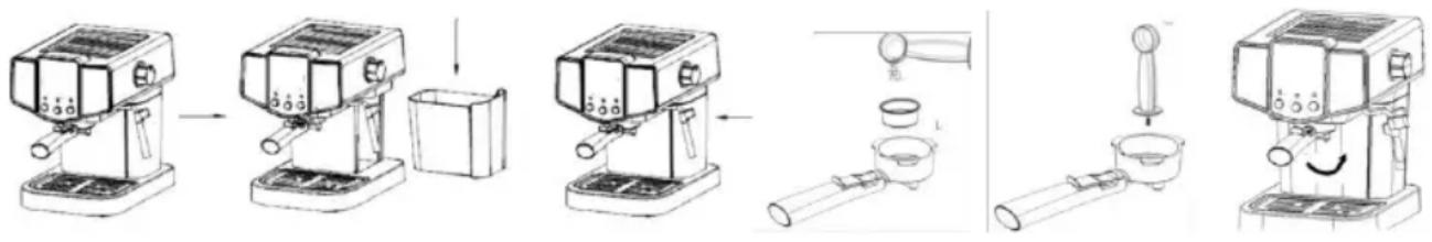 Izzy Crème IZ-6001 - Preheating the Espresso Machine - 1