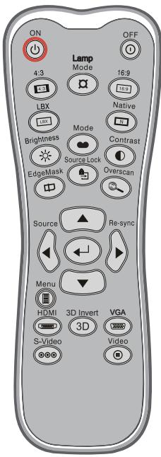 OPTOMA HD600X - Commandes utilisateur - 10