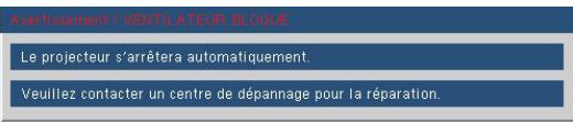 OPTOMA HD600X - ? Messages de l'écran - 2