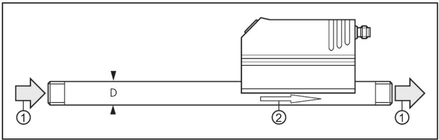 Technical diagram of a mechanical device with labeled components and directional arrows indicating flow or movement.