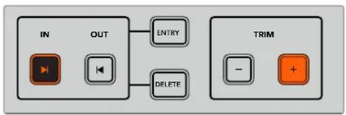Blackmagic Design HyperDeck Extreme 8K - To trim your timecode frame by frame: - 1