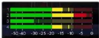 Blackmagic Design HyperDeck Extreme 8K - Audio Meters - 1