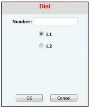 Dial Number: L1 L2 OK Cancel