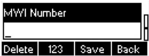 M'YYI Number Delete 123 Save Back