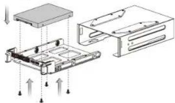 THERMALTAKE Divider 370 TG ARGB - 2.5" HDD Installation - 2