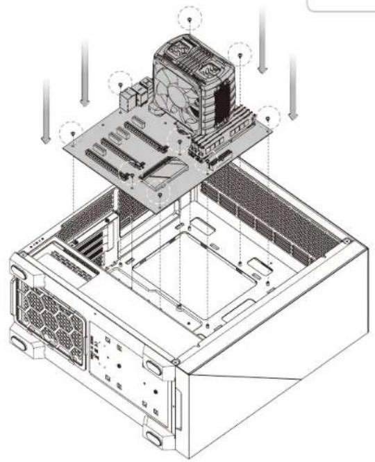 THERMALTAKE Divider 370 TG ARGB - Divider 370 TG ARGB Divider Supply GUAR Installation Motherboard Installation - 3