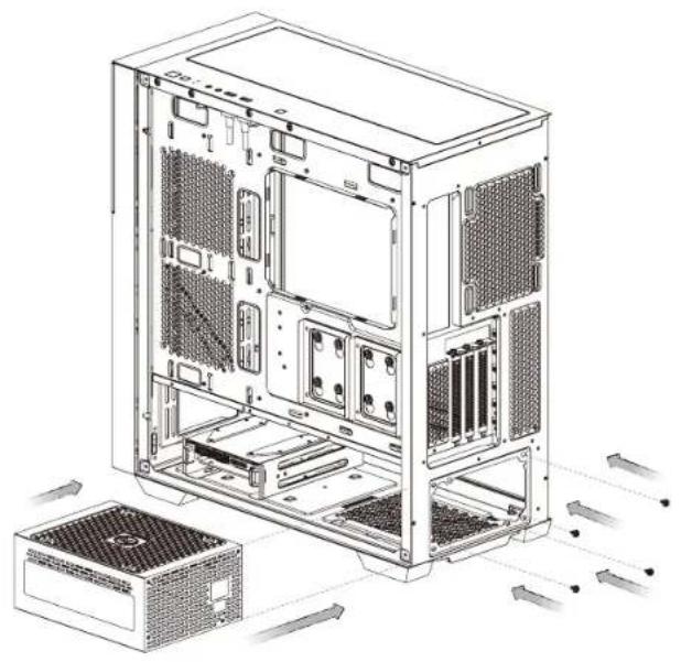 THERMALTAKE Divider 370 TG ARGB - Divider 370 TG ARGB Divider Supply GUAR Installation Motherboard Installation - 2