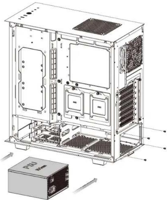 THERMALTAKE V350 TG ARGB Air - V350 TG ARGB Air V350V7Cr ARGBPl4 Unit Installation Motherboard Installation - 2