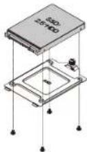 THERMALTAKE V350 TG ARGB Air - 2.5" HDD Installation - 5