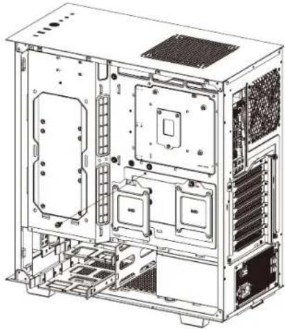 THERMALTAKE V350 TG ARGB Air - 2.5" HDD Installation - 3