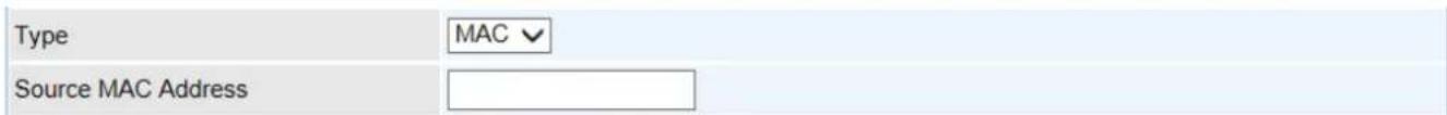 Type MAC Source MAC Address