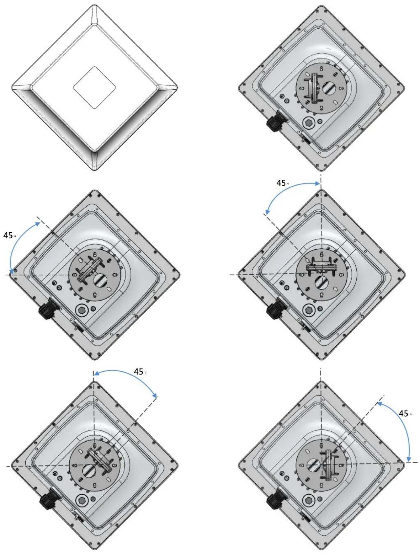 BEC Technologies RidgeWave 7000 - Attach the Articulation Pole to the Enclosure - 2