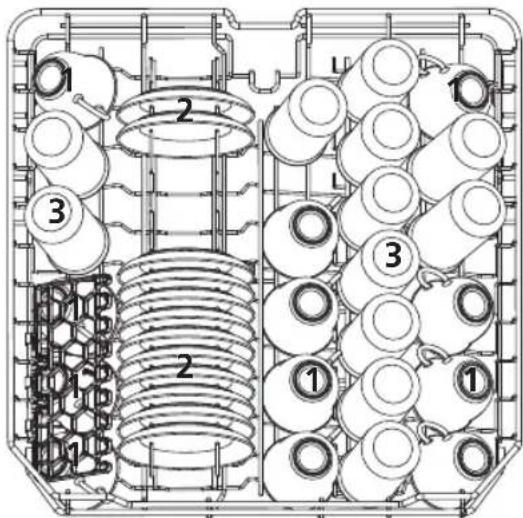 Technical diagram of a mechanical assembly with numbered components and cross-sectional views