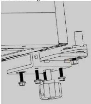 CHiQ CSH431W - Reversing the door - 6