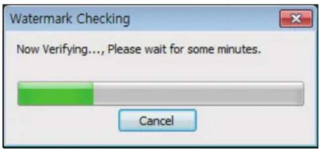 Watermark Checking Now Verifying..., Please wait for some minutes. Cancel