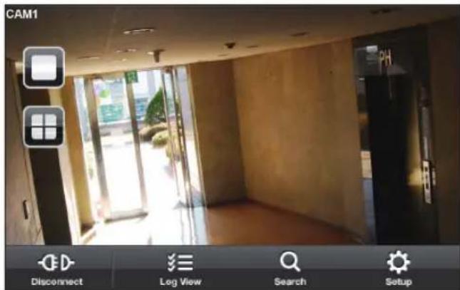 CAM1 Disconnect Log View Search Setup