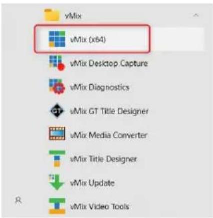 vMix vMix (x54) vMix Desktop Capture vMix Diagnostics vMix GT Title Designer vMix Media Converter vMix Title Designer vMix Update vMix Video Tools