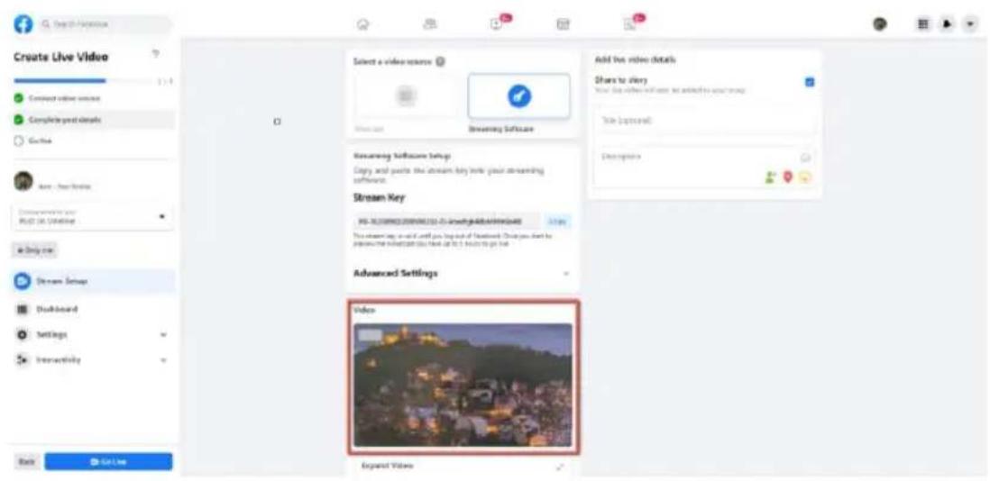 Create Live Video Connect live video source Complete great details Google Save - New friends Contemporary video POST 36. Online Only use Stream Setup Dashboard Settings Interactivity Back Get Live Select a video space Show that Streaming Software Streaming Software Setup Design and guide the stream key to store your streaming software. Stream Key MS-1000002000000000-25-GrowthVideoSoftware This video setup will not be used on Facebook. Choose you next by opening the website (http://8.1888/1984/1984) Advanced Settings Video Engrant Videos Add live video details Share to story Your live video will need to add into your group. Side: Updated Description