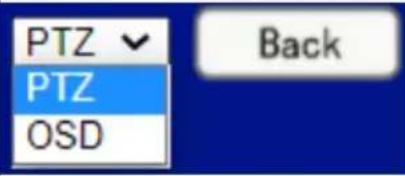 DataVideo PTC-300 - The PTZ Control Area of the Web UI - 9