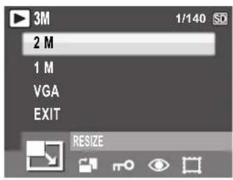 3M 2 M 1 M VGA EXIT RESIZE