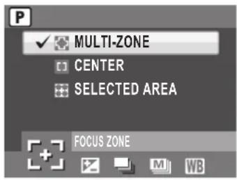 MULTI-ZONE CENTER SELECTED AREA FOCUS ZONE