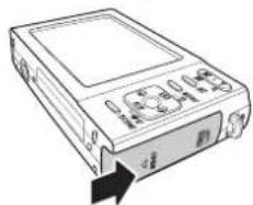 SANYO VPC-E1090 - Inserting an SD/SDHC Memory Card - 5