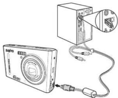 SANYO VPC-E1090 - Transferring Photos/Videos to your PC - 1