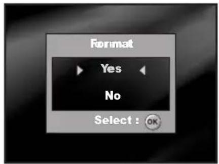 Format Yes No Select : OK