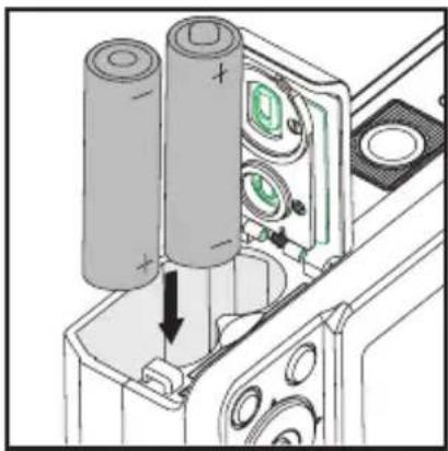 SANYO VPC-S500 - Installing the Batteries - 1