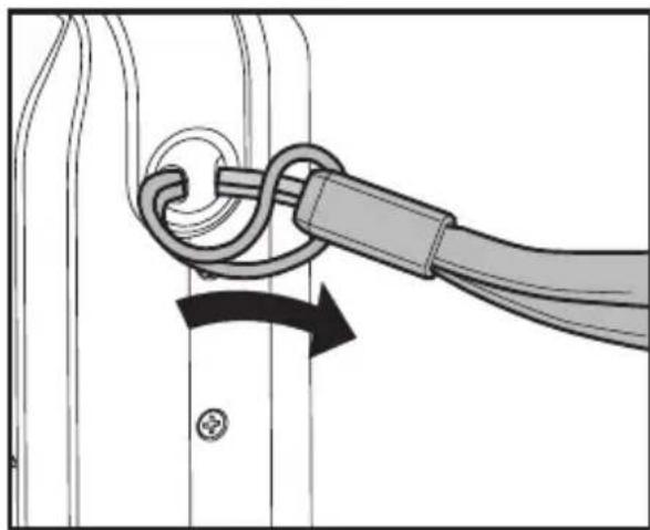 SANYO VPC-S500 - Attaching the Camera Strap - 1