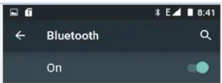 Bluetooth On