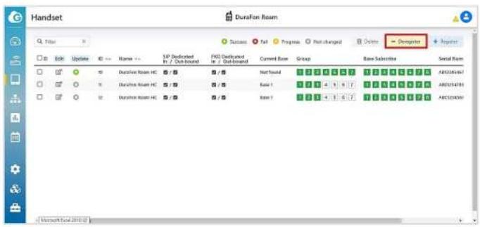 Handset DuraFon Room Success Fall Progress PostChanged Order Computer Register Edit Update ID Name SP Dedicated h / Second FNO Dedicated / Second Current Base Group Base Subscribers Serial Name Durafon Room HC / / \ / / \ Not found / / \ / / \ ARX2345001 Durafon Room HC / / \ / / \ Base 1 / / \ / / \ ARX2345001 Durafon Room HC / / \ / / \ Base 2 / / \ / / \ ARX2345001 Microsoft Excel 2016