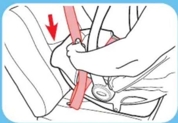 GRACO Premier SnugRide SnugFit 35 XT - Lock the Vehicle Seat Belt - 3
