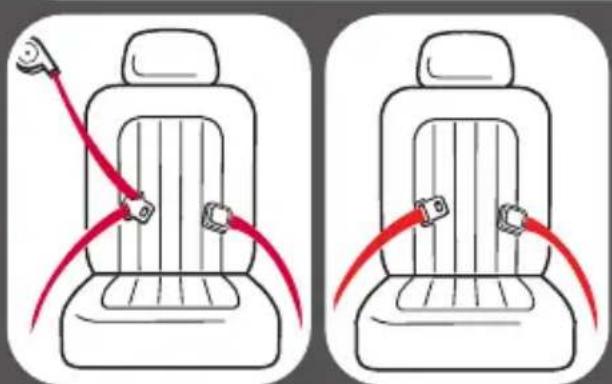 GRACO Premier SnugRide SnugFit 35 XT - Identify Your Seat Belt Type - 2