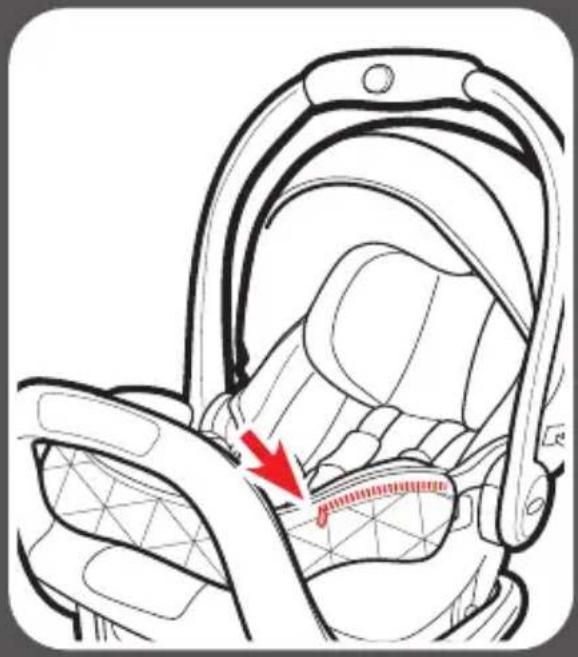 GRACO Premier SnugRide SnugFit 35 XT - To Open the Storage Pocket - 1