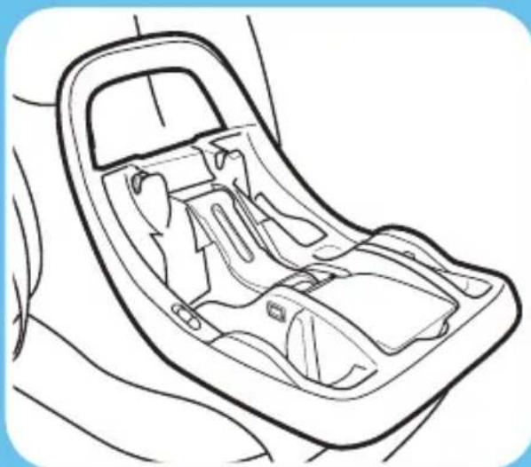 GRACO Premier SnugRide SnugFit 35 XT - 3-C Install With Base With Vehicle Seat Belt - 2