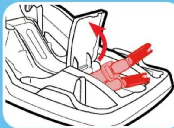 GRACO Premier SnugRide SnugFit 35 XT - 3-C Install With Base With Vehicle Seat Belt - 1