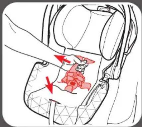 GRACO Premier SnugRide SnugFit 35 XT - Loosen Harness Straps - 1