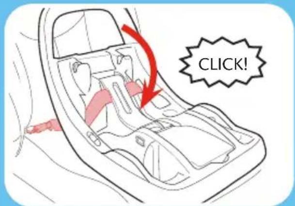 GRACO Premier SnugRide SnugFit 35 XT - Connect Lower Anchor Attachment Connectors to Vehicle's Lower Lower Anchor Attachment Anchors - 6