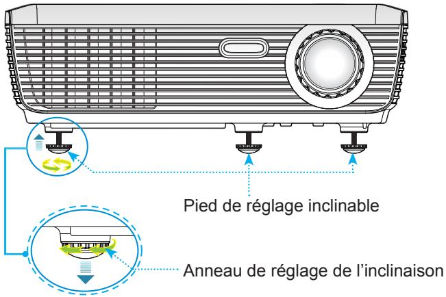 OPTOMA HD67 - Réglage de la Hauteur du Projecteur - 1