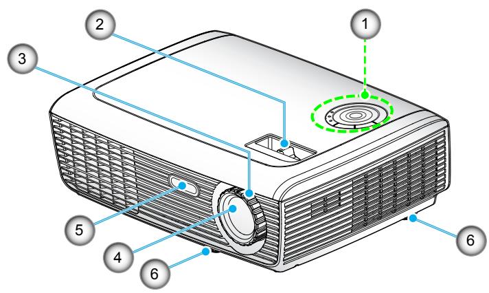 OPTOMA HD67 - Vue d'ensemble du produit Unité principale - 1