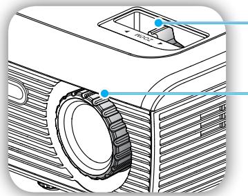 OPTOMA HD67 - Réglage du Zoom/Mise au point du Projecteur - 1