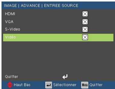 OPTOMA HD67 - Source d'Entrée - 1