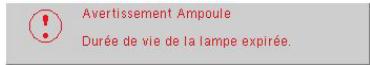 OPTOMA HD67 - ? Messages de l'écran - 3