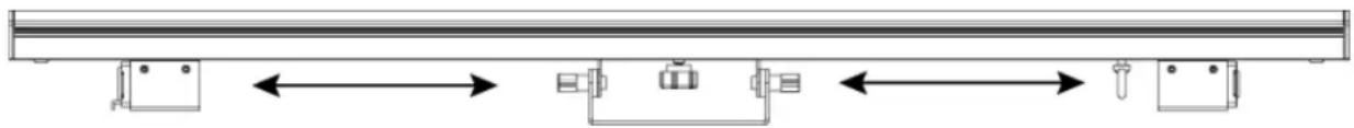 Elation Pixel Bar 30IP - DO NOT OVER TIGHTEN THE THUMB SCREW! - 1