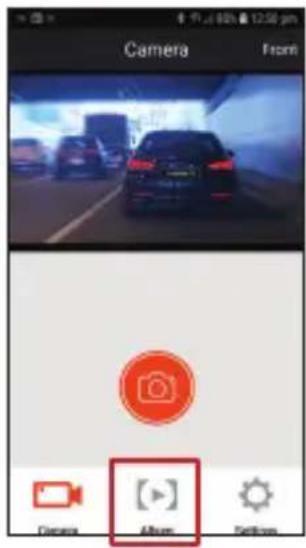Camera Front Camera Album Options